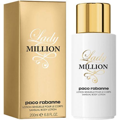 Paco Rabanne Lady Million - tělové mléko 200 ml