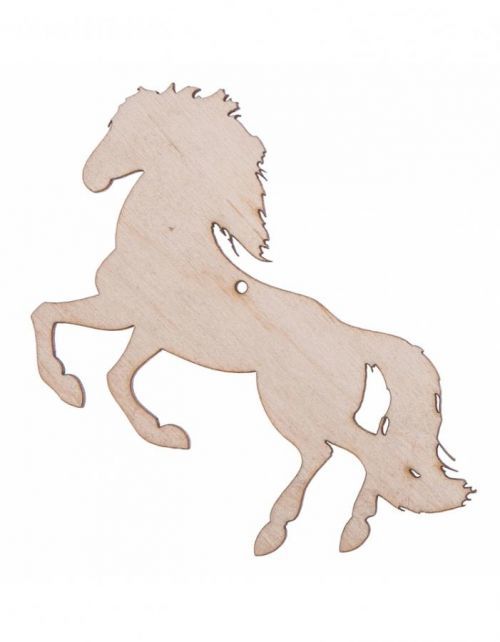 FK Dřevěná ozdoba (koník) - 10x7 cm