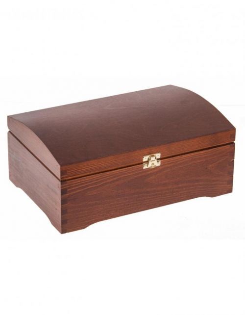 FK Dřevěná krabička se sponou - Ořech 29x20x14 cm