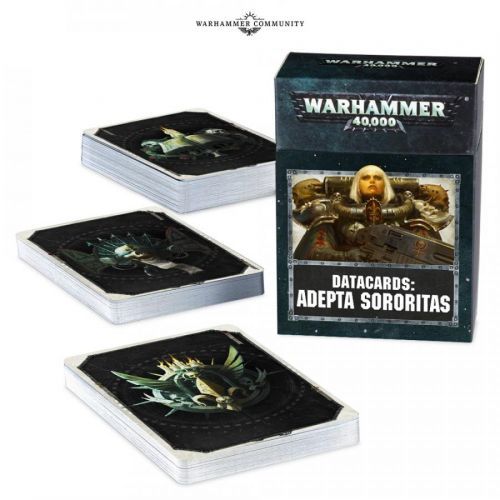 Games Workshop Adepta Sororitas: Datacards