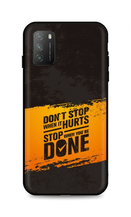 Kryt TopQ Xiaomi Poco M3 silikon Don't Stop 60951