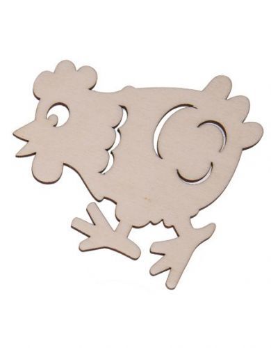 FK Dřevěná ozdoba (kuře) - 10x10 cm