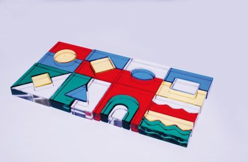 TickiT Smyslové akrylové bloky / Sensory acrylic blocks