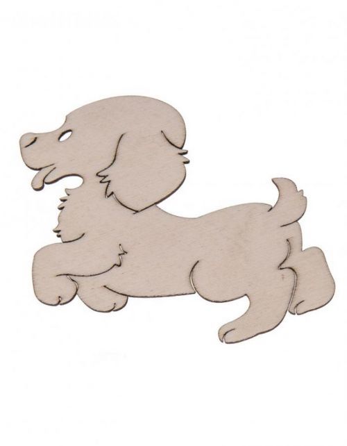 FK Dřevěná ozdoba (pejsek) - 10x10