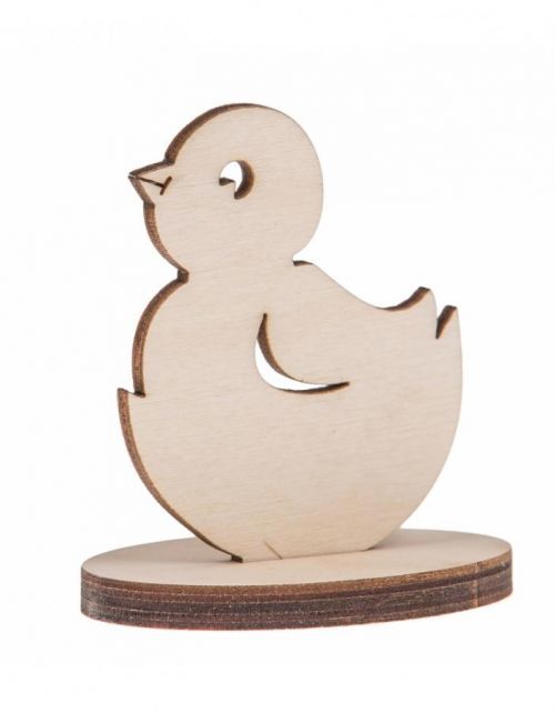 FK Dřevěná ozdoba (kuře) - 6x5 cm