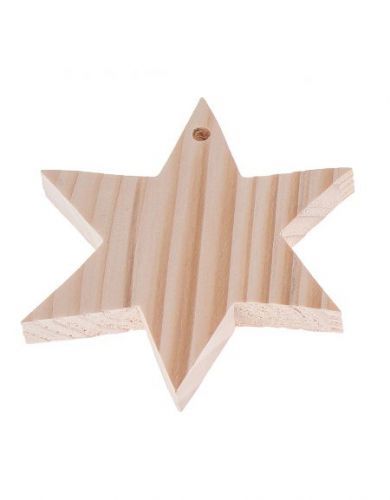 FK Dřevěná ozdoba (hvězda) - 11x11 cm