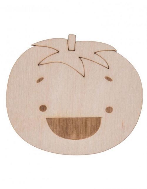 FK Dřevěná ozdoba (rajče) - 8x7 cm