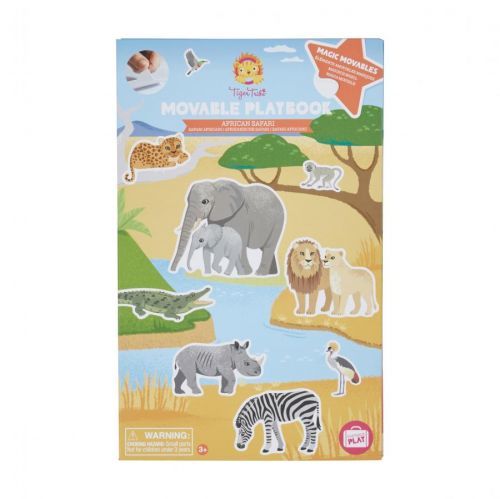 Tiger Tribe Movable Playbook - Africké Safari / Movable Playbook African Safari