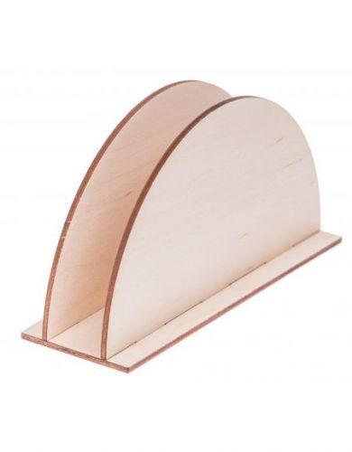 FK Dřevěný stojan na ubrousky - 15x10x8 cm