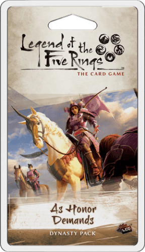 FFG Legend of the Five Rings LCG: As Honor Demands Dynasty Pack