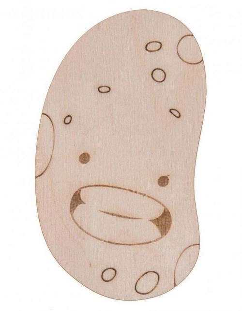 FK Dřevěná ozdoba (brambor) - 10x6 cm
