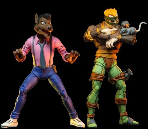 NECA | Želvy Ninja - sběratelské figurky Rat King and Vernon 18 cm