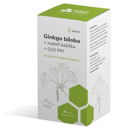 Ginkgo biloba+mateří kašička+Q10 PM cps.50