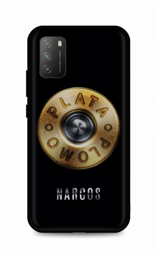 Kryt TopQ Xiaomi Poco M3 silikon Plata O Plomo 61037