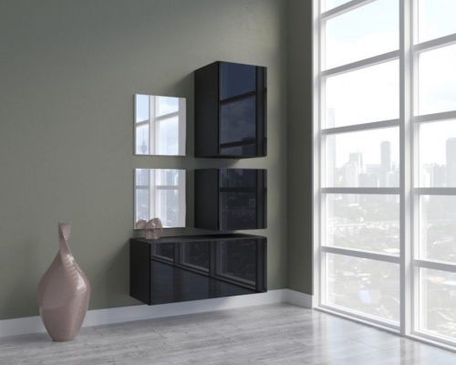 Ral Předsíňová stěna Mia 2 - Černý lesk