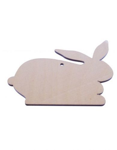 FK Dřevěná ozdoba (králík) - 10x8 cm