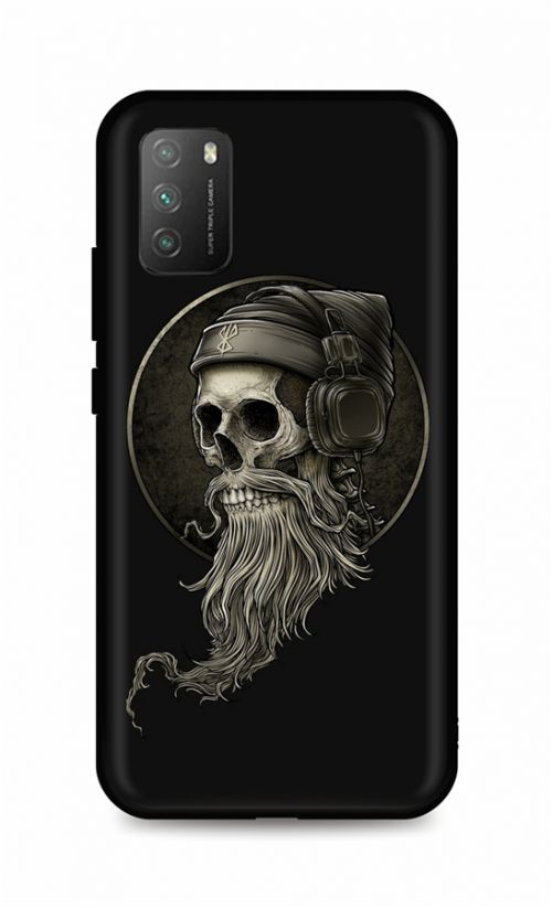 Kryt TopQ Xiaomi Poco M3 silikon Music Skeleton 61012