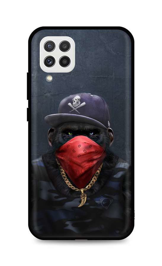 Kryt TopQ Samsung A22 silikon Monkey Gangster 61076