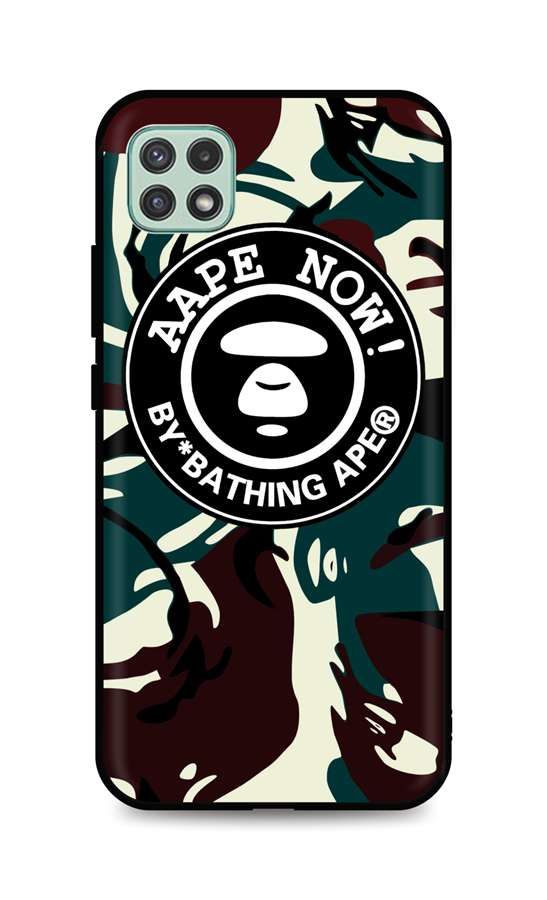 Kryt TopQ Samsung A22 5G 3D silikon Army 60529