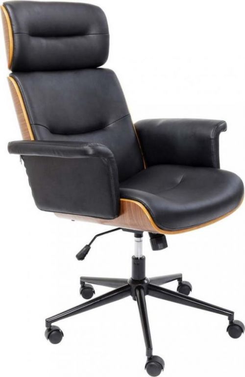Černá kancelářská židle Kare Design Check Out