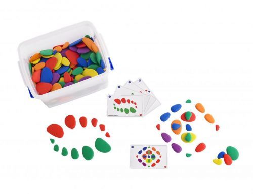 EDX Education Duhové kamínky - set pro třídu / Rainbow Pebbles Classroom Set