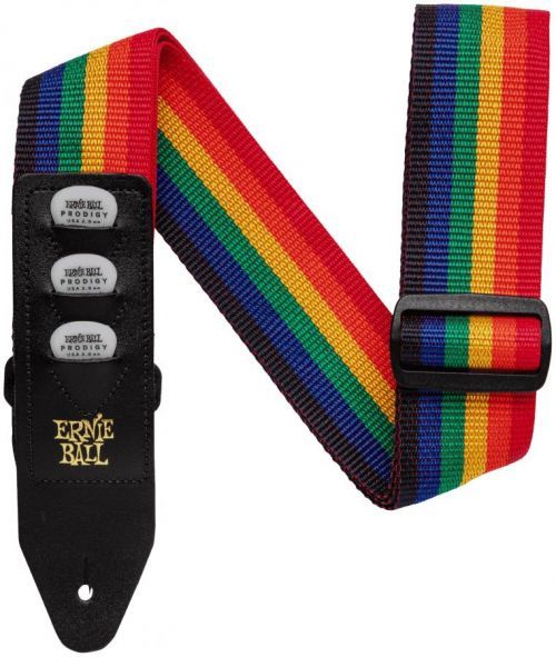 Ernie Ball Pickholder Strap - Rainbow