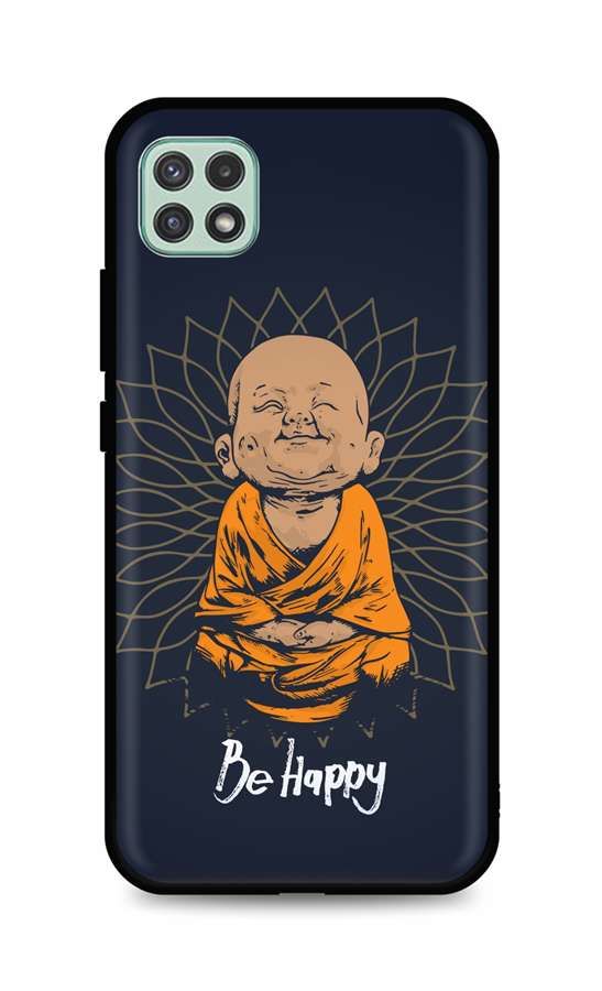 Kryt TopQ Samsung A22 5G silikon Be Happy 61197