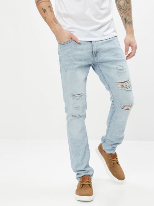 Jack & Jones Liam Jeans Modrá