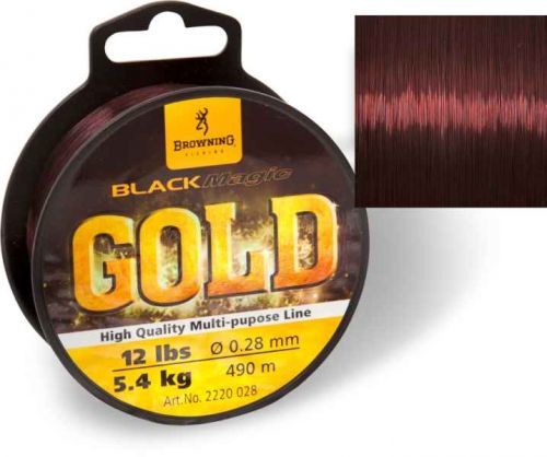 Feeder silon Black Magic® GOLD mono - tmavě hnědý 640m 0,21mm / 3,65kg