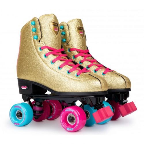 kolečkové brusle ROOKIE - BUMP Rollerdisco Gold (GOLD) velikost: 33