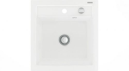 MEXEN Buňky Vito granitový dřez 1 520x490 mm, bílá 6503521000-20