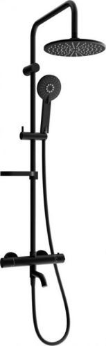 MEXEN KX40 vanový sloup s termostatickou baterií, černá 779004091-70