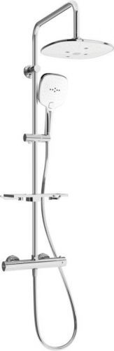 MEXEN KT17 Sprchový sloup s termostatickou baterií, chrom / bílá 771501793-02