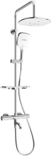 MEXEN KT17 vanový sloup s termostatickou baterií, chrom / bílá 779001793-02