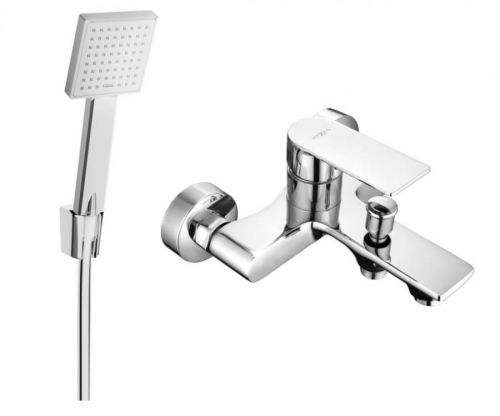 MEXEN R45 Royo vanová baterie se sprchovou soupravou, chrom 7223R45-00