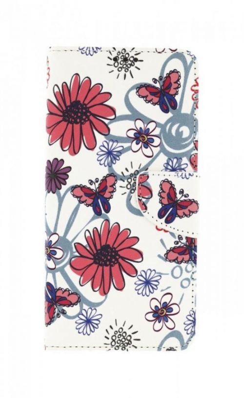 Pouzdro TopQ Xiaomi Poco M3 knížkové Flowers 61025