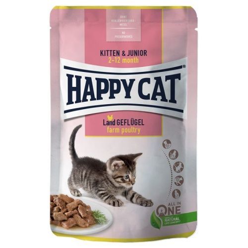 Happy Cat Culinary Kitten & Junior Land Geflügel/drůbež 85g
