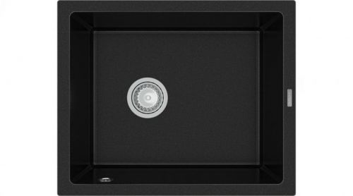 MEXEN Pedro granitový dřez 1-miska 560x460 mm, černá 6508561000-77