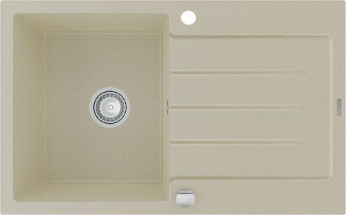 MEXEN Bruno granitový dřez 1 s odkapávačem 900x500 mm, béžová 6513791010-69