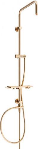 MEXEN Sprchový sloup bez baterie a bez příslušenství, růžové zlato 7939399-60