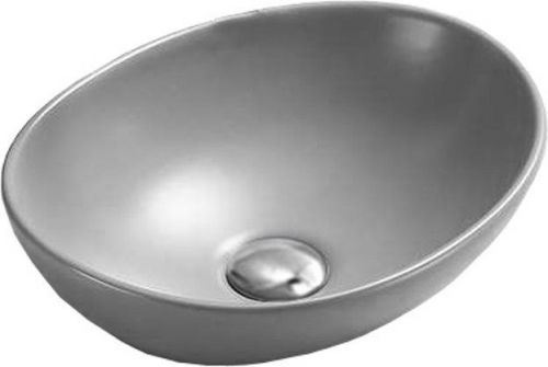 MEXEN Jinak umyvadlo na desku 40x33 cm světle šedá rohož 21014061