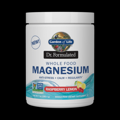 Garden of Life - Magnesium Dr. Formulated (hořčík) - malina a citrón, 198g