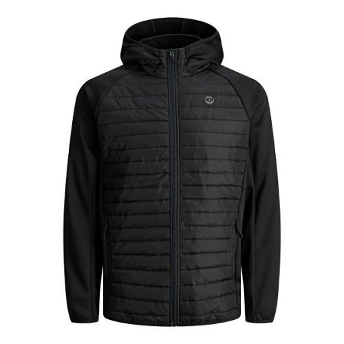 Jack&Jones PLUS Pánská bunda JJEMULTI 12182318 Black 3XL