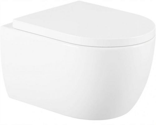 MEXEN Carmen Závěsná WC mísa včetně sedátka, duroplast, bílá 30880200