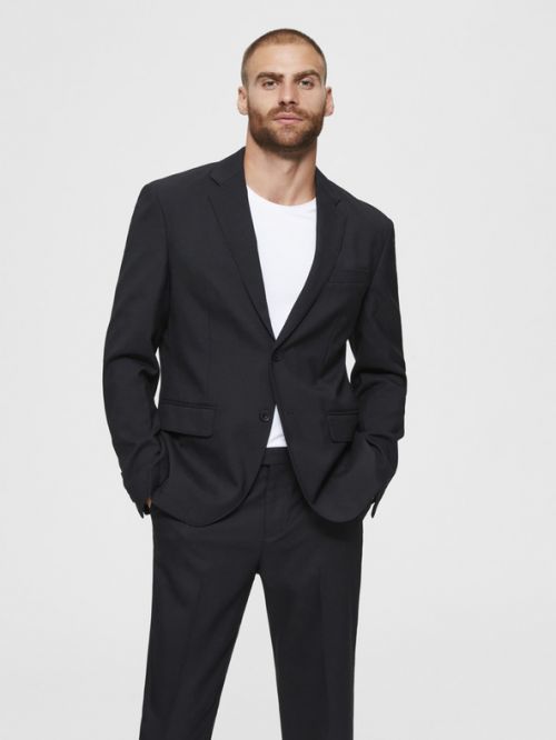 Selected Homme Stock Sako Černá