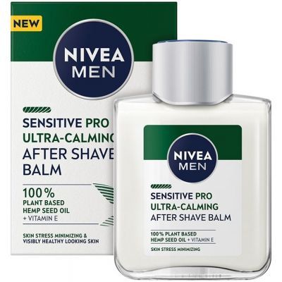 Nivea Men Sensitive Pro Ultra balzám po holení s konopným olejem, 100 ml
