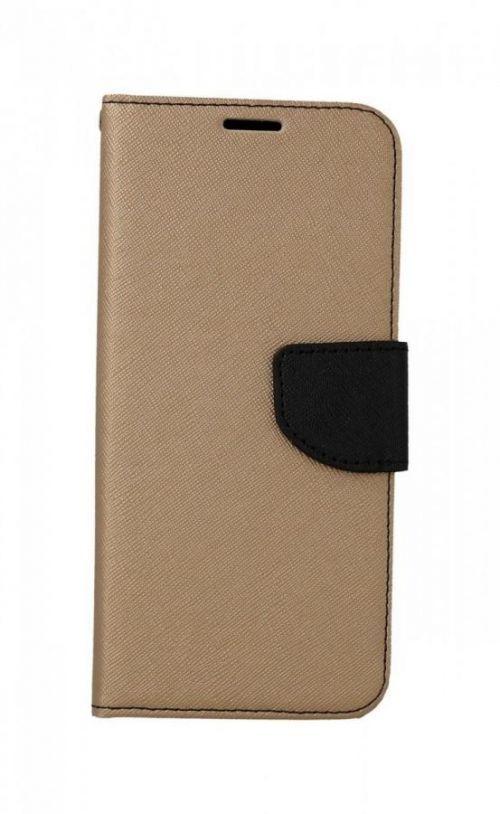Pouzdro TopQ Samsung A22 knížkové zlaté 61298