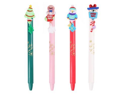 MFP 6001208 Kuličkové pero X-mas, 0,5, gumovací, modré