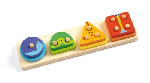 Djeco Puzzle 1,2,3,4 základní