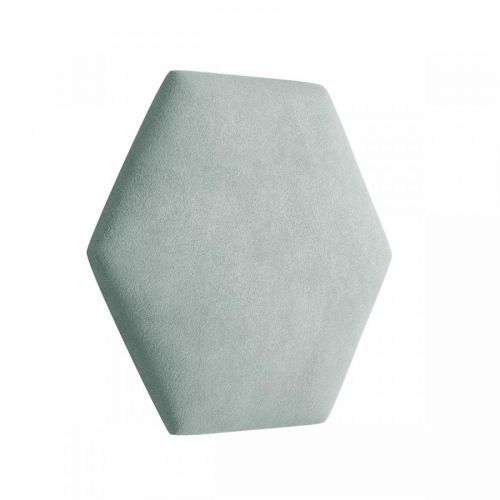 Eka Čalouněný panel Hexagon Trinity 40,5 cm x 35,3 cm - Světlá zelená 2321